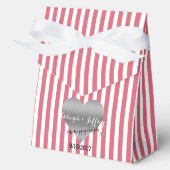 ナンタケット レッド アンド ホワイト パーティーフェイバーボックス フェイバーボックス (正面)