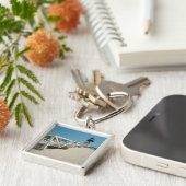 ナンタケット。古木製灯台 キーホルダー (側面)