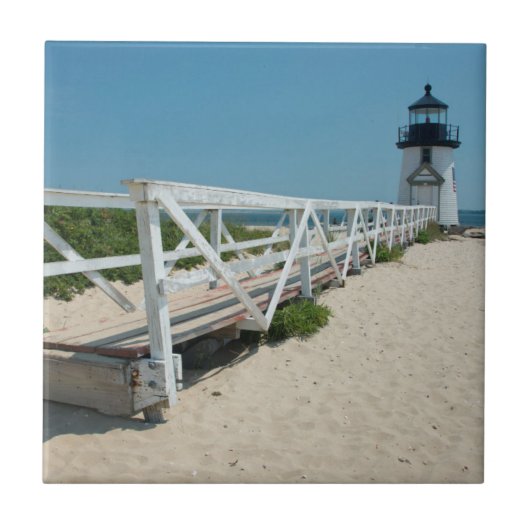 ナンタケット。旧木造ライトハウス タイル (正面)