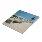 ナンタケット。旧木造ライトハウス タイル (側面)