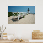 ナンタケット。旧木造ライトハウス ポスター (キッチン)