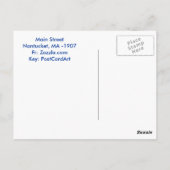ナンタケット – 1907年葉書 ポストカード (裏面)