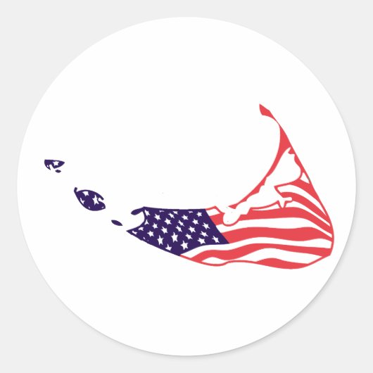 ナンタケットMA – マップデザイン。 ラウンドシール (正面)