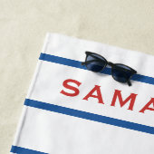 ナンタケ航海のパーソナライズされたット ビーチタオル (インサイチュ)