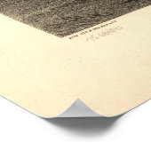 ナンタスケットビーチミサ。1885アンティークパノラママップ ポスター (角)