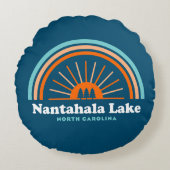 ナンタハラレイクノースカロライナレインボー装飾用クッション ラウンドクッション (正面)