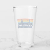 ナンタハラレイクノースカロライナ州カヌー タンブラーグラス (裏面)