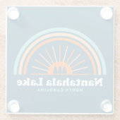 ナンタハラレイクノースカロライナ虹 ガラスコースター (裏面)