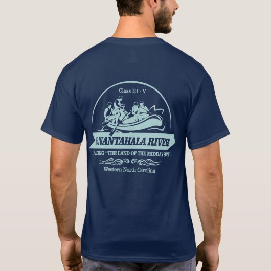 ナンタハラ川(ラフティング2) Tシャツ (裏面)