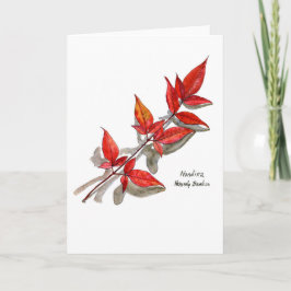 ナンディーナまたは天の竹 カード