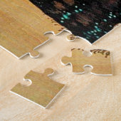 ナンディーナアンドルースターイラストレーションby伊藤若冲 ジグソーパズル (側面)