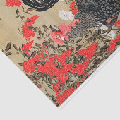 ナンディーナアンドルースターイラストレーションby伊藤若冲 薄葉紙 (詳細)