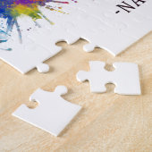 ナントフランスのスカイライン ジグソーパズル (側面)