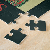 ナント・フランス、サントクロワの鐘楼 ジグソーパズル (側面)