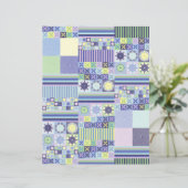 ナンナのニットかわいらしクロシェフェイクット毛布パターン (スタンド正面)