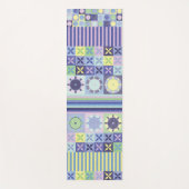 ナンナのニットかわいらしクロシェフェイクット毛布パターン ヨガマット (正面)