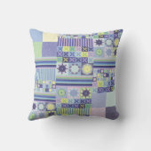 ナンナのプリティーな擬似ニット編みパターン クッション (裏面)