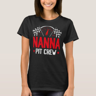 ナンナピットクルーのレースカー誕生日パーティーレースファミ Tシャツ