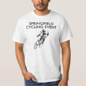 ナンバリングバイクレーサーサイクリングイベント Tシャツ (正面)
