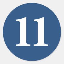 ナンバーイレブン計画供給11ネイビーホワイト