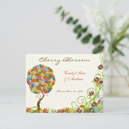 ナンバーカード以外の名前を使用したシークレットガーデン ポストカード (スタンド正面)