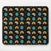 ナンバーズとアルファベットを学用品 マウスパッド (正面)