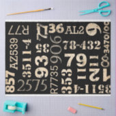 ナンバーズファニチュアデコページ紙 薄葉紙 (クラフト)