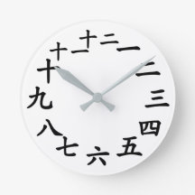 ナンバーズ中国ののキャラクターで時計！