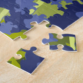 ナンバーズ絵を描スタイルアート |太陽と紫の花 ジグソーパズル (側面)