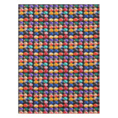 ナンバーズ色の8個のボール、テーブルクロス テーブルクロス (正面)