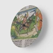 ナンバーズ22 20-35 BalaamのNからの話し声 ラウンド壁時計 (傾斜)