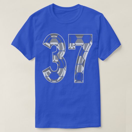 ナンバーズ37ジャージー37マムプレーヤーファン Tシャツ (デザイン正面)