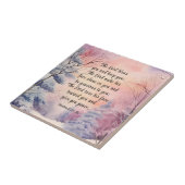 ナンバーズ6あなた賛美の聖句冬の松 タイル (側面)