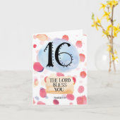 ナンバーズ6:24スイート16誕生日 カード (黄色い花)