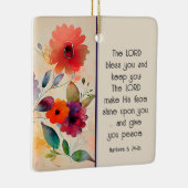 ナンバーズ6 24-26主あなた賛美のフローラのクリスマス セラミックオーナメント (右)