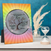 ナンバーズ6:24-26主よ賛美とあなた保の平和 フォトプラーク (側面)