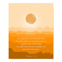 ナンバーズ6:24-26主よ賛美とあな保た