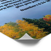 ナンバーズ6:24,26主よ賛美とあな保た ポスター (角)