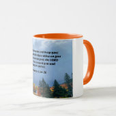 ナンバーズ6:24,26主よ賛美とあな保た マグカップ (正面右)