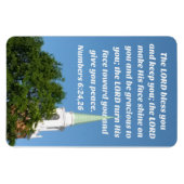 ナンバーズ6:24,26主よ賛美とあな保た マグネット (横)