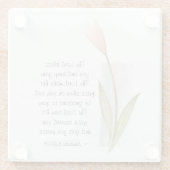 ナンバーズ6:24-26主よ賛美と主よ保り ガラスコースター (裏面)