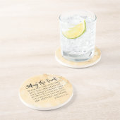 ナンバーズ6:24-26主よ賛美と主よ保り コースター (側面)