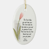 ナンバーズ6:24-26主よ賛美と主よ保り セラミックオーナメント (右)