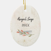 ナンバーズ6:24-26主よ賛美と主よ保り セラミックオーナメント (裏面)