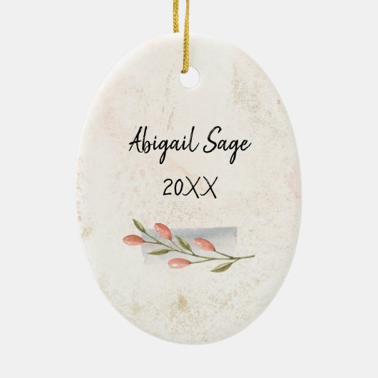 ナンバーズ6:24-26主よ賛美と主よ保り セラミックオーナメント (裏面)