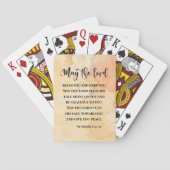 ナンバーズ6:24-26主よ賛美と主よ保り トランプ (裏面)