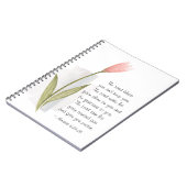 ナンバーズ6:24-26主よ賛美と主よ保り ノートブック (左側)