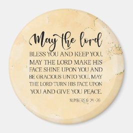 ナンバーズ6:24-26主よ賛美と主よ保り マグネット