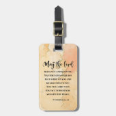 ナンバーズ6:24-26主よ賛美と主よ保り ラゲッジタグ (正面縦)