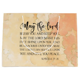 ナンバーズ6:24-26主よ賛美と主よ保り ラージペーパーバッグ